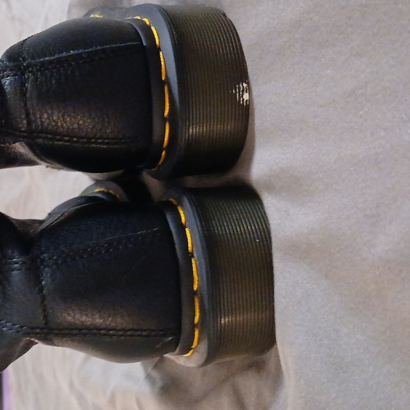 DR MARTENS  1460 Pascal  Virginia Black Leather Lace-Up Boots Size 7 - Picture 16 of 16